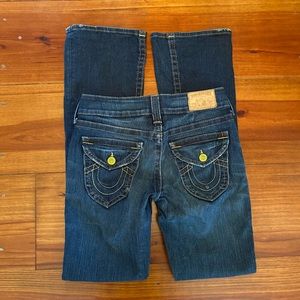 True Religion Bootcut Jeans Sz 26 Distressed